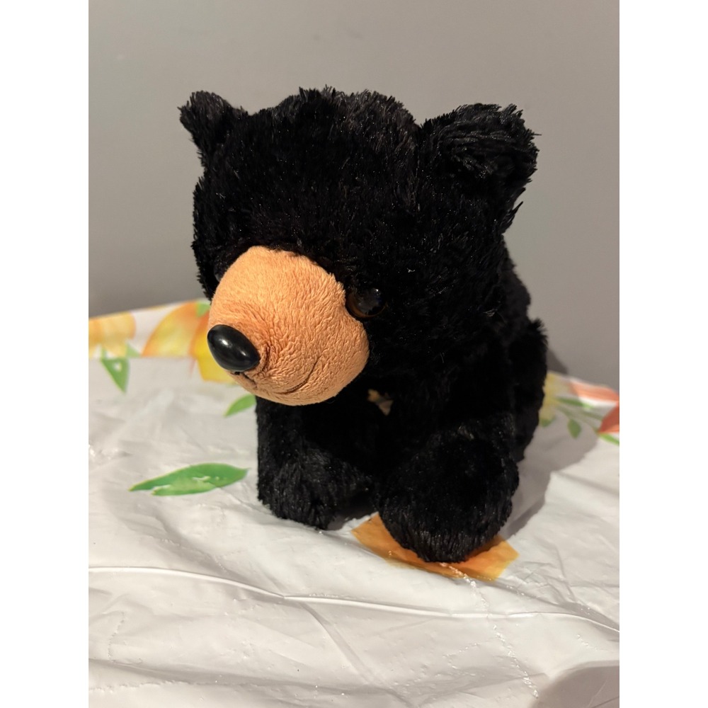 Wild Republic Black Bear Plush Stuffed Animal Woodland Forest Toy Cub